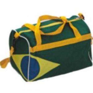 Bolsa de Viagem Personalizada nas cores do Brasil