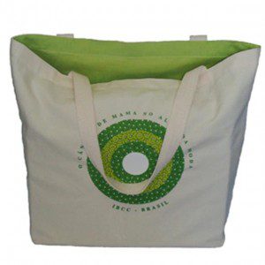 Sacola personalizada dupla face