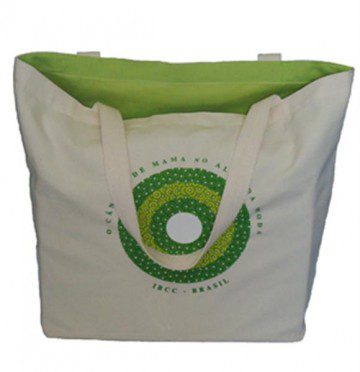 Sacola personalizada dupla face