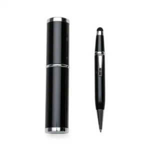 Mini Caneta Semi-Metal com Estojo