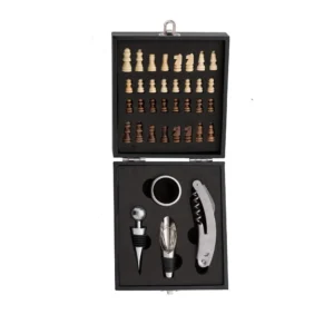 Kit Vinho Xadrez 4 peças personalizado