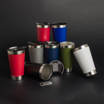 Copo Térmico 500ml com Abridor Personalizado